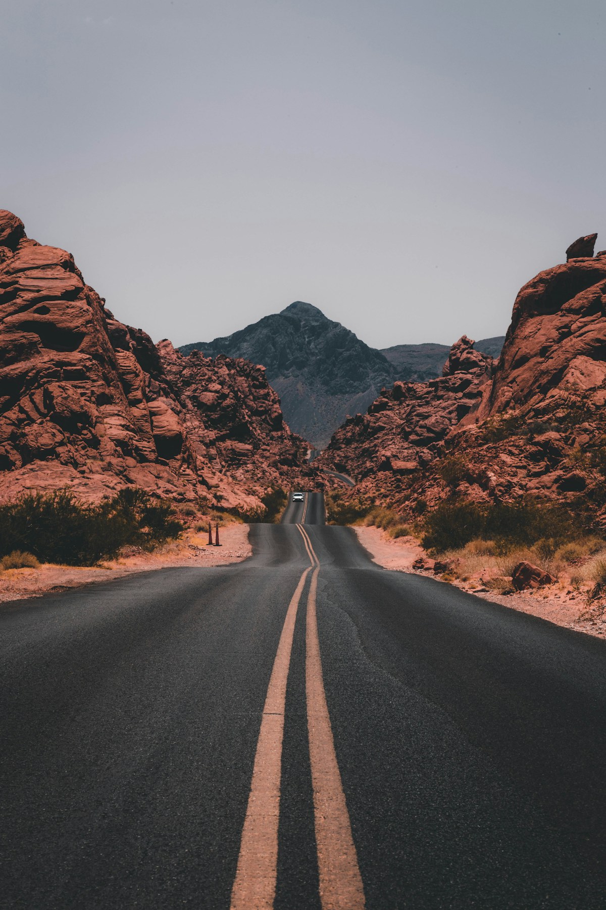 Paisaje de montaña para viajar